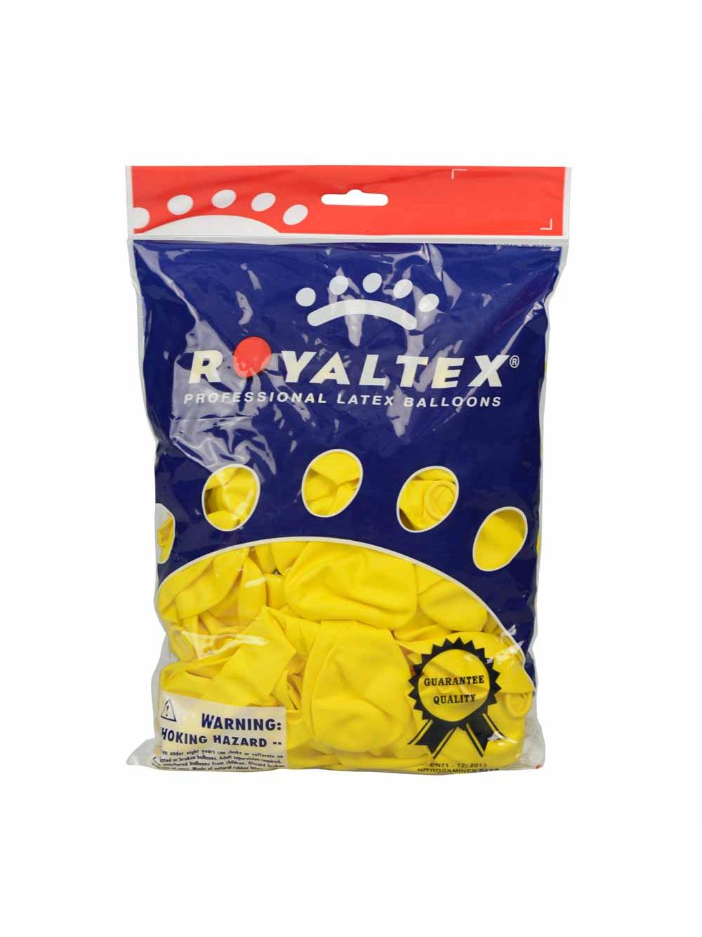 Balony pastelowe 12'' żółte nr 011 (100 szt.)