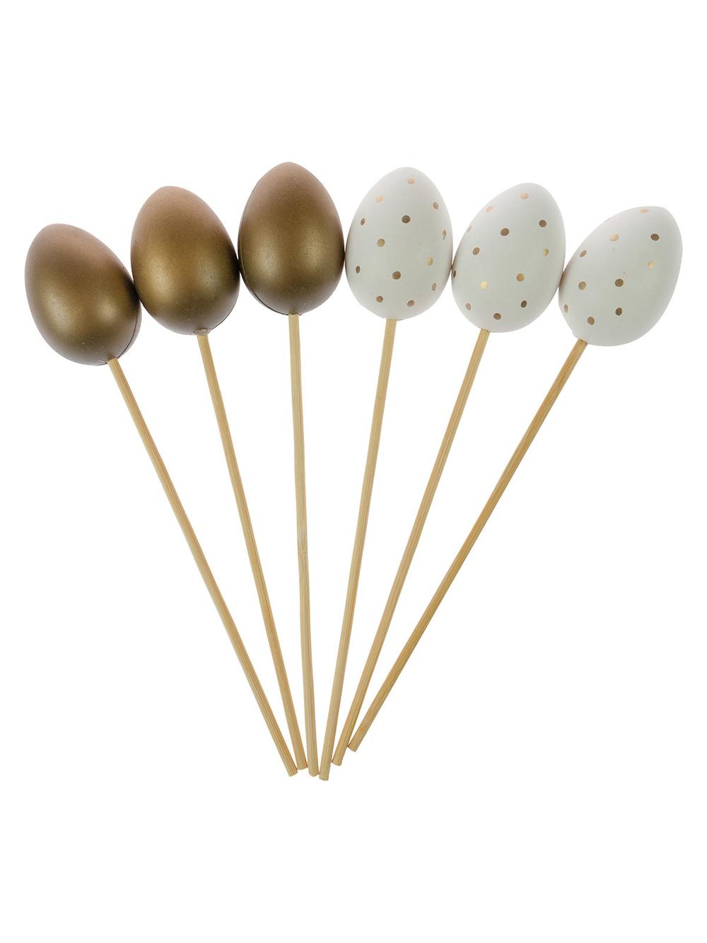 Jajeczka na piku glamour (6 szt.)