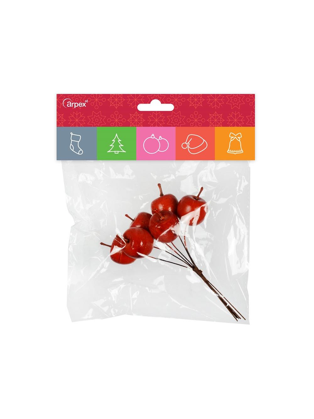 Stroik rajskie jabłuszka czerwony