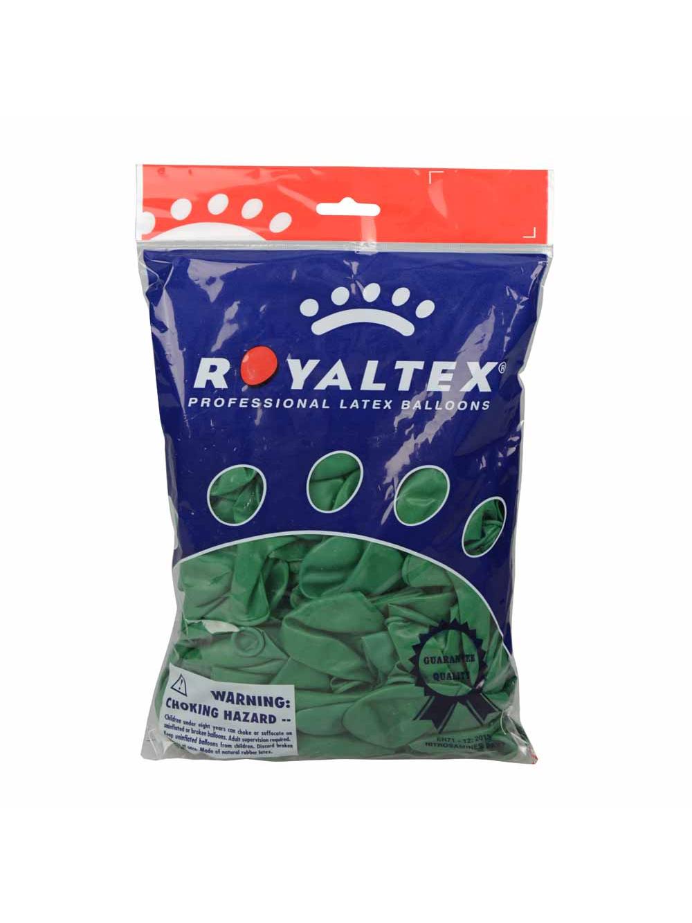 Balony pastelowe 10" ciemne zielone nr 018 (100 szt.)