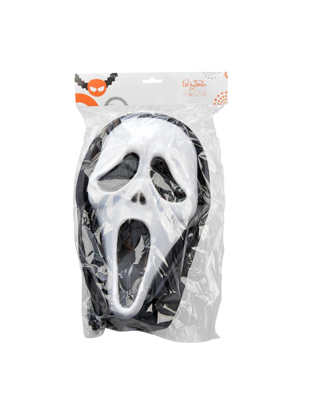 Straszna maska z kapturem