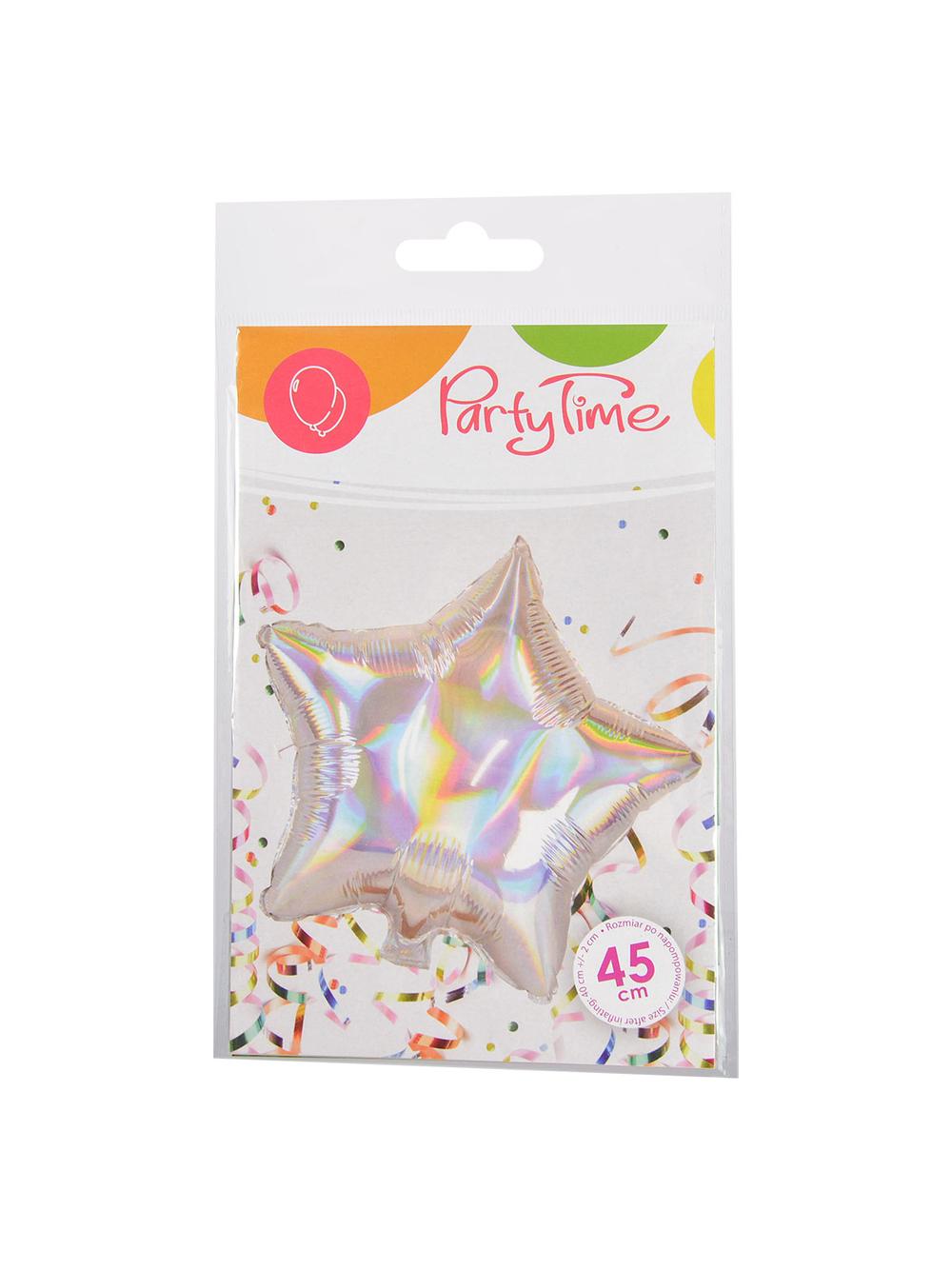 Balon foliowy gwiazda opalizująca