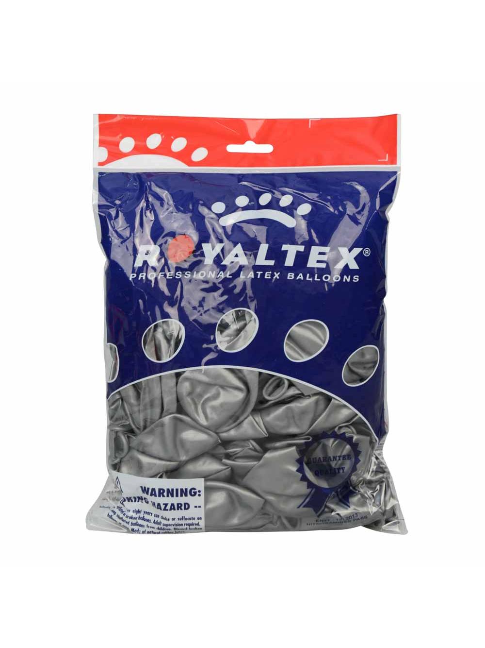 Balony metalizowane 10'' srebrne (100 szt.)