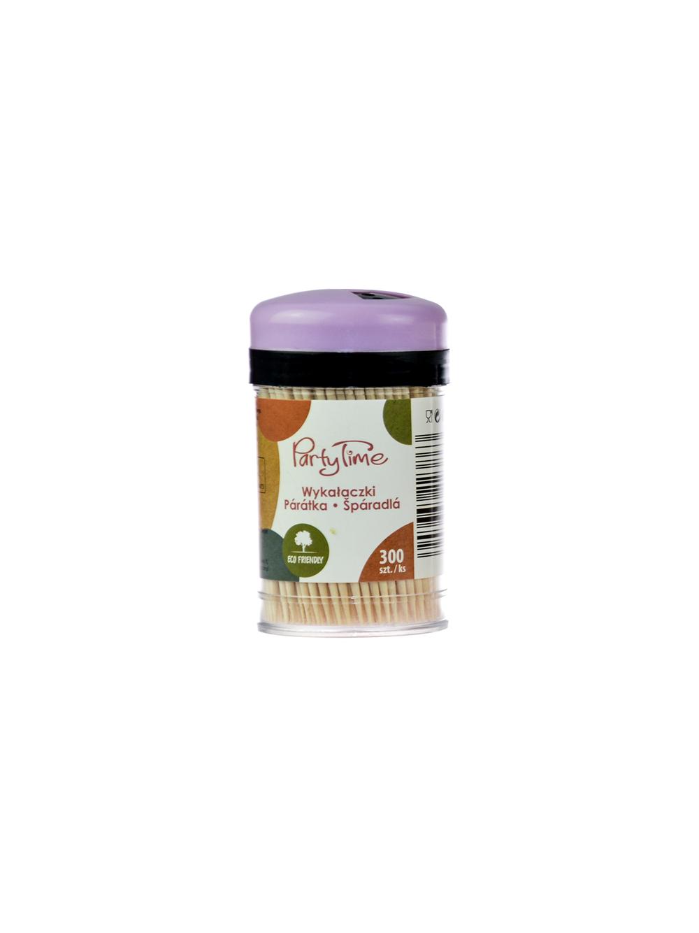 Wykałaczki w beczułce lux (300 szt.) - FSC 100%