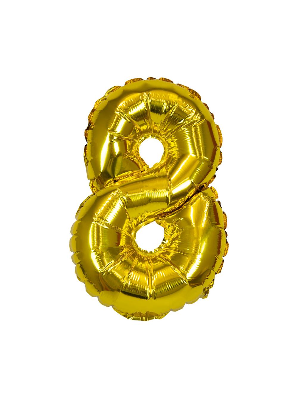 Balon foliowy cyferka nr 8