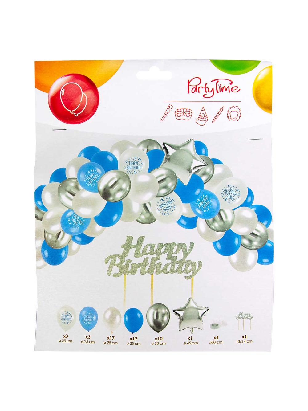 Zestaw urodzinowy dla chłopca LUX - 53 elementy