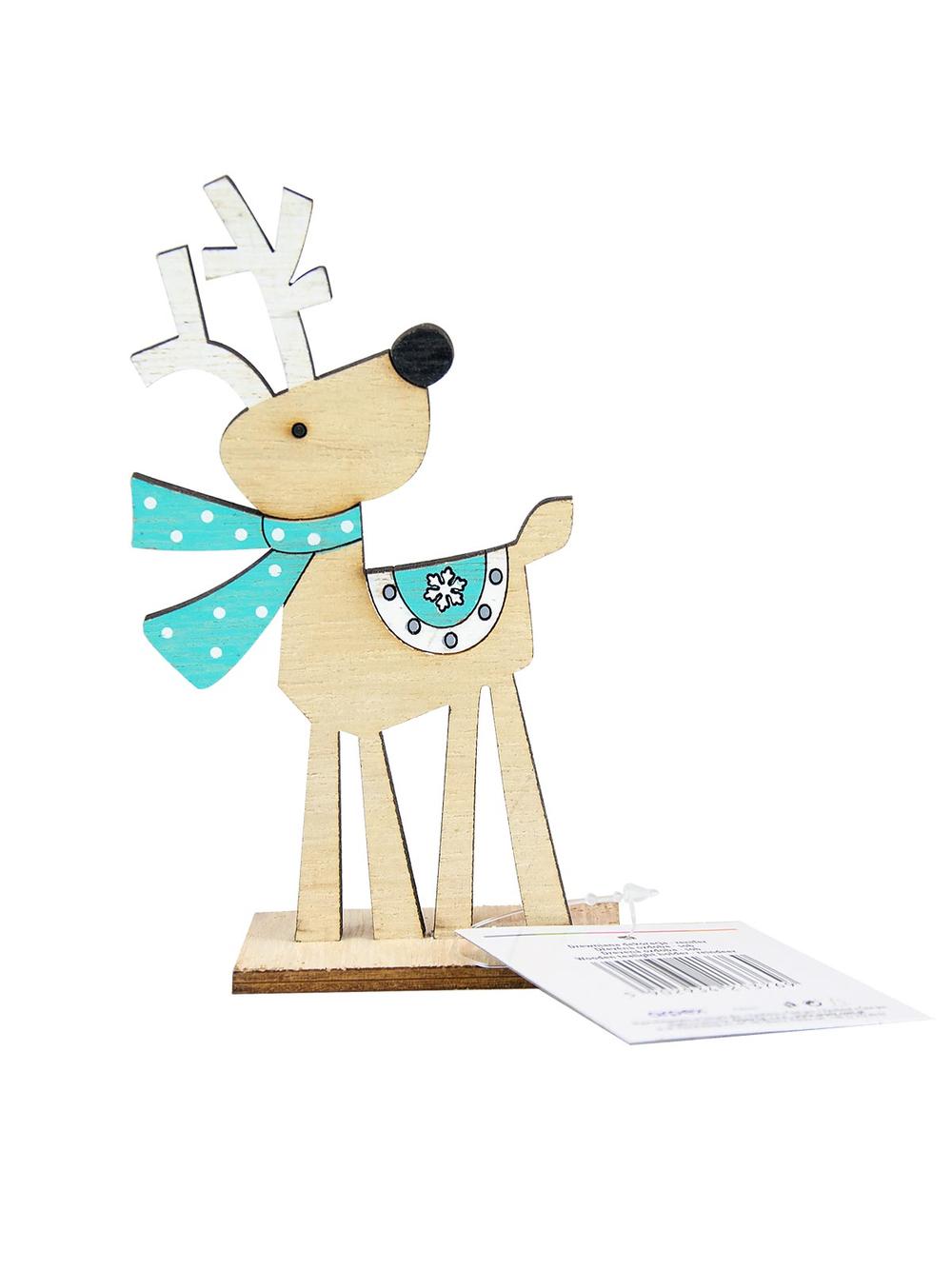 Drewniana dekoracja - renifer