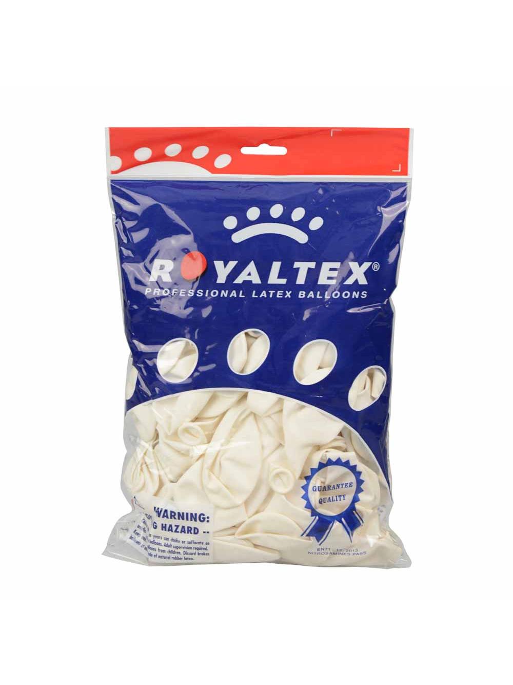 Balony pastelowe 10'' białe nr 010 (100 szt.)