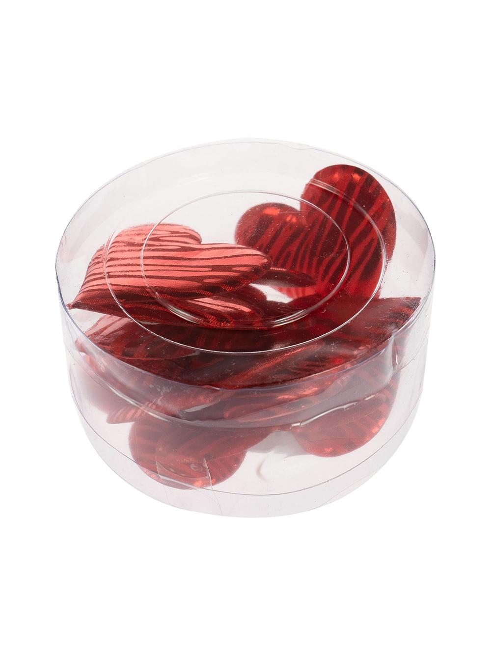 Serduszka przyklejki - zestaw w PVC (12 szt.)
