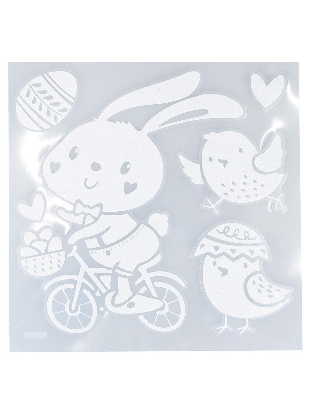 Ażurowe naklejki z brokatem