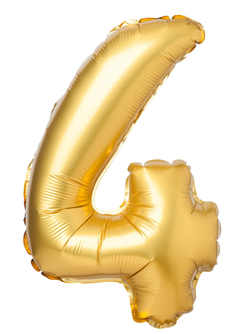 Balon foliowy cyferka matowa - 4