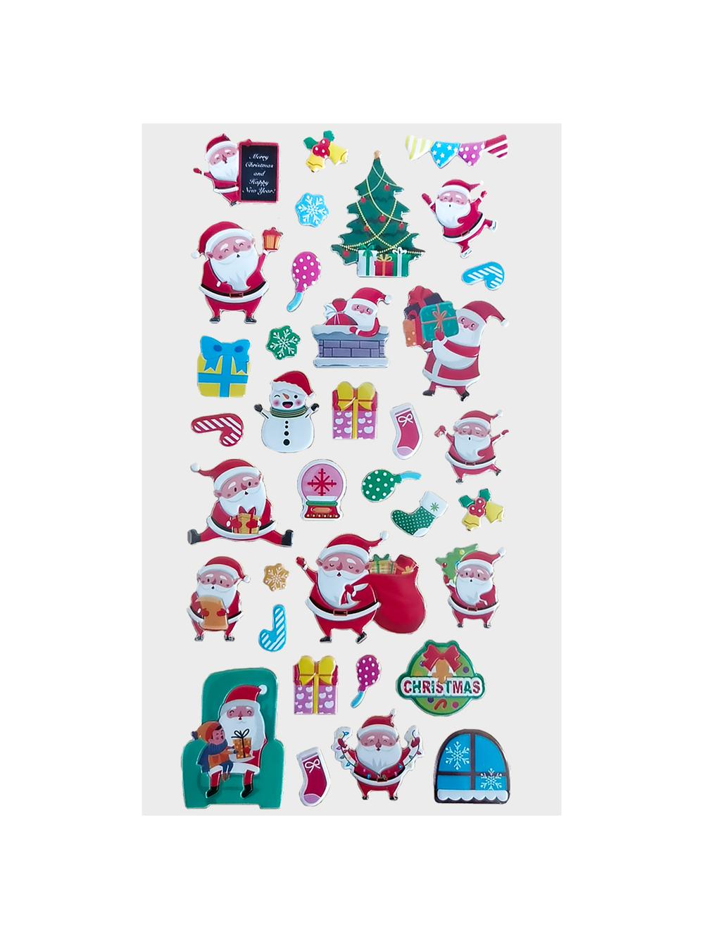 Świąteczne naklejki piankowe