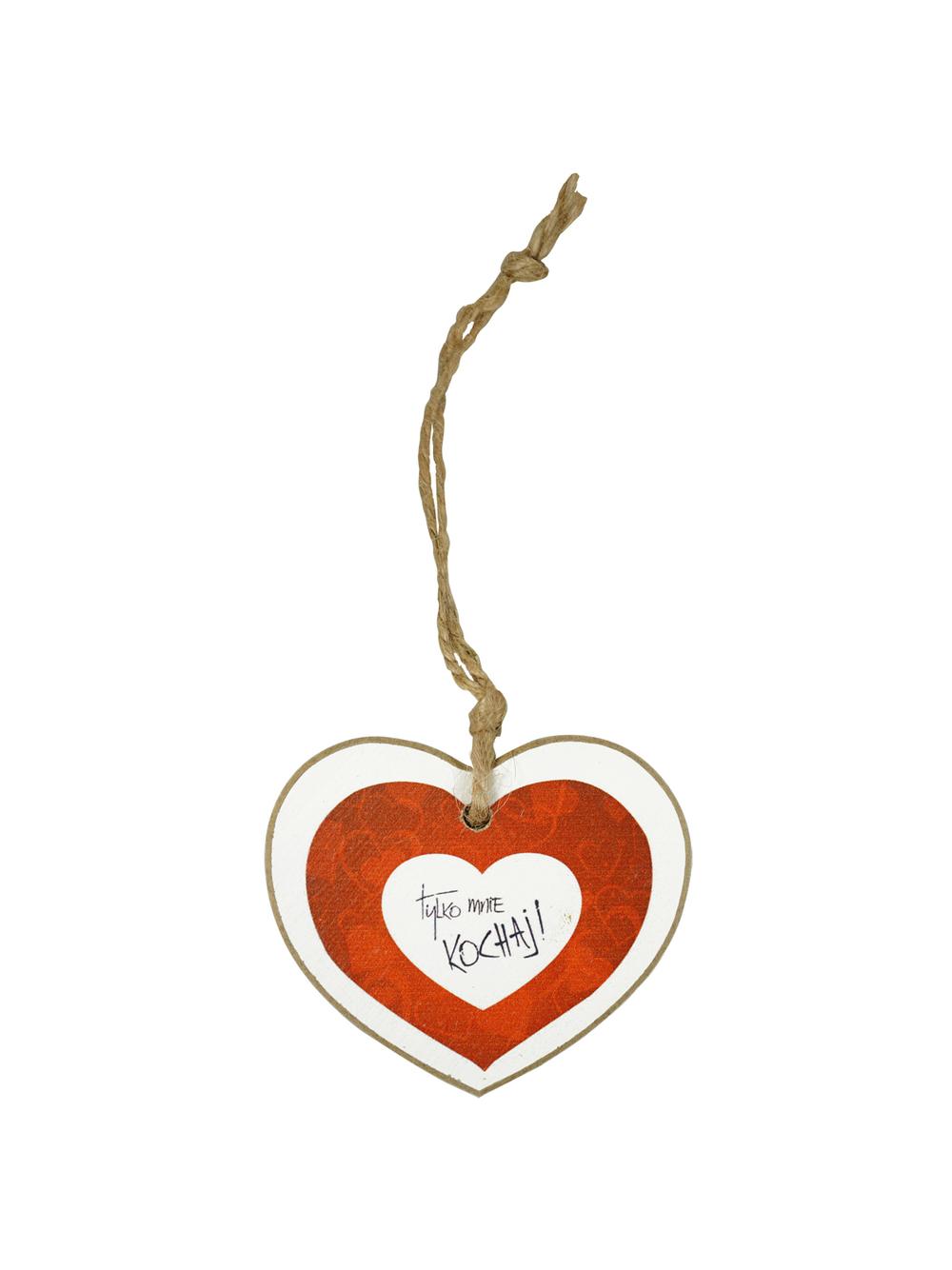 Drewniana tabliczka dekoracyjna