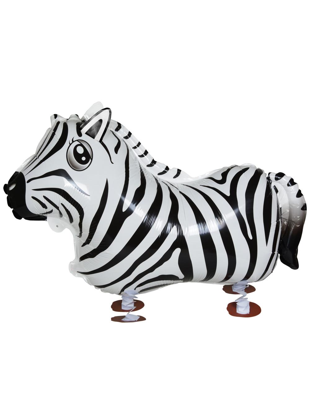 Balon foliowy chodzący - zebra