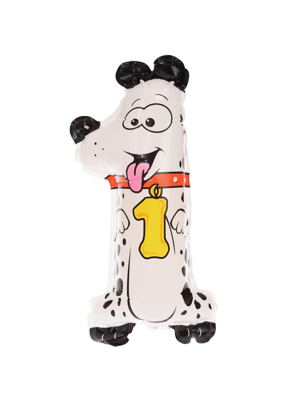 Balon foliowy cyferka zwierzątko nr 1
