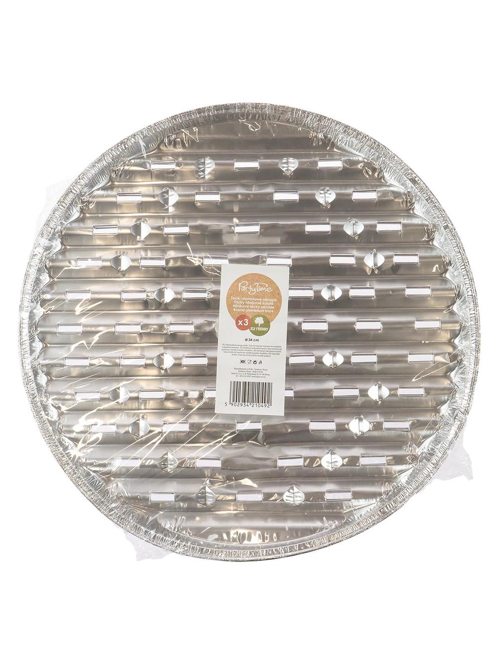 Tacki aluminiowe okrągłe (3 szt.)