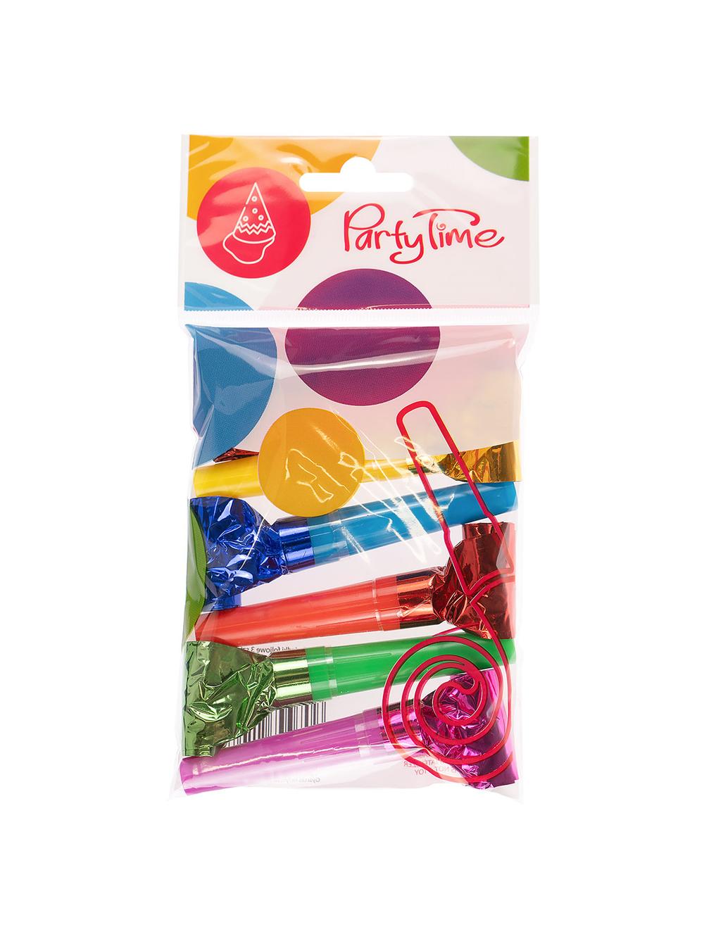 Gwizdki metalizowane (6 szt.)