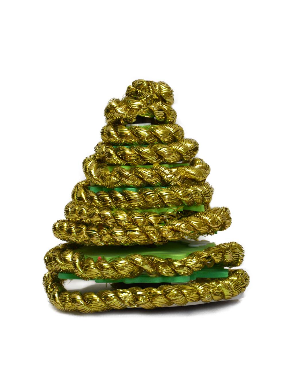 Łańcuch spiralny złoty