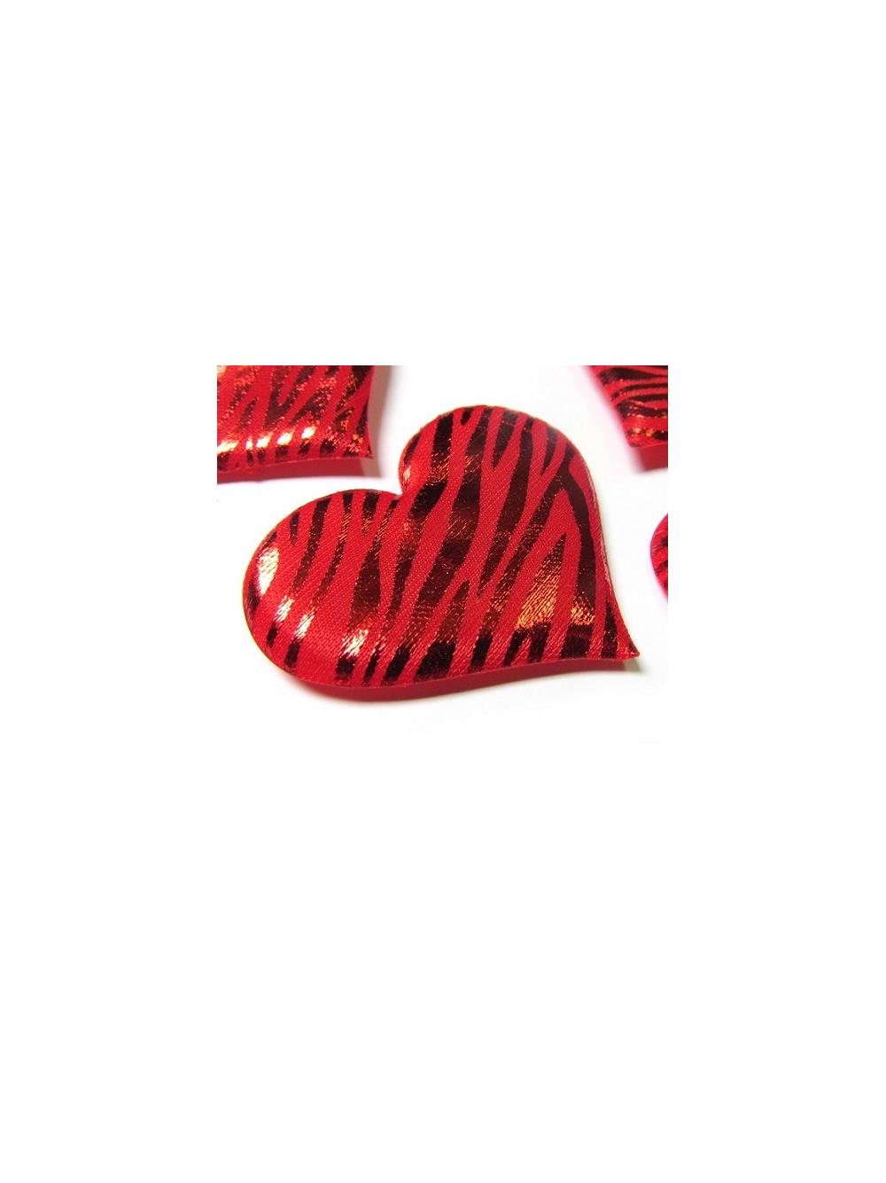 Serduszka przyklejki - zestaw w PVC (12 szt.)