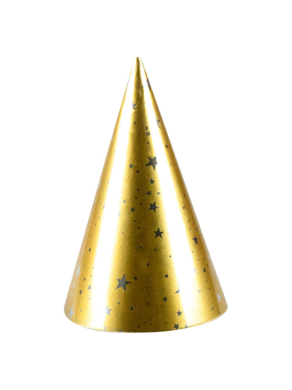 Czapeczki Golden party (4 szt.)