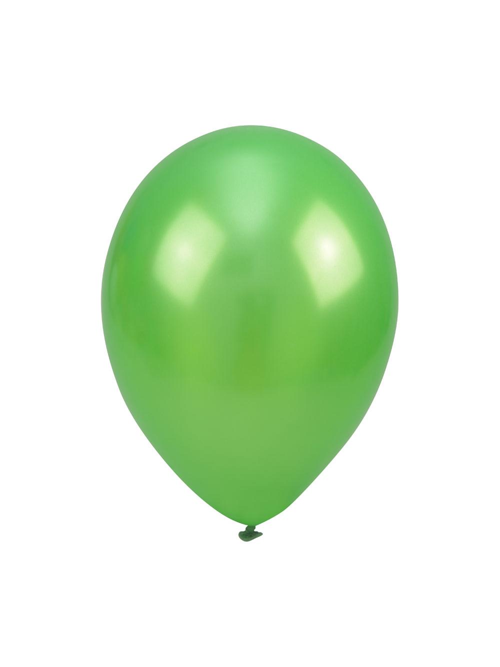 Balony metalizowane 12'' zielone nr 080 (100 szt.)