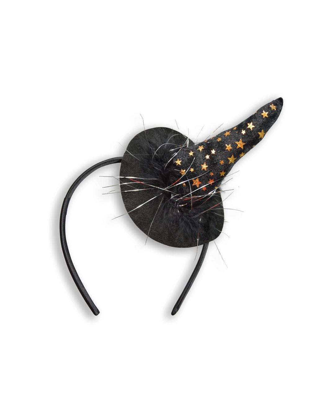 Kapelusik czarownicy na opasce mini