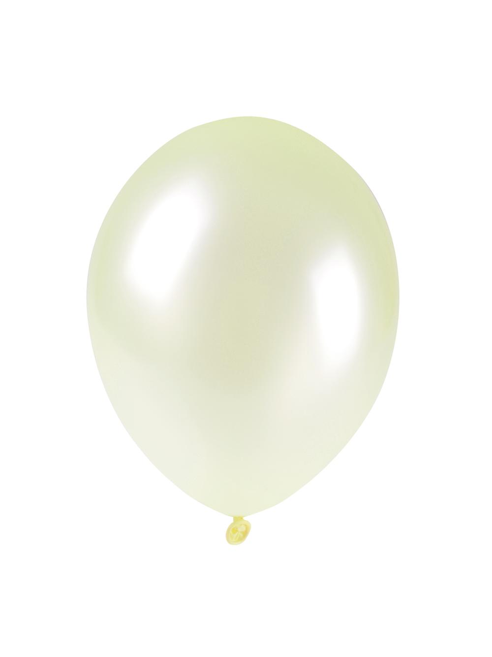 Balony metalizowane 11" kremowe (100 szt.)