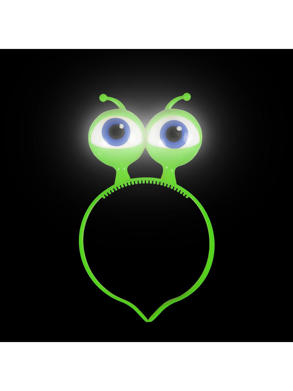 Świecąca opaska na głowę - oczy kosmity