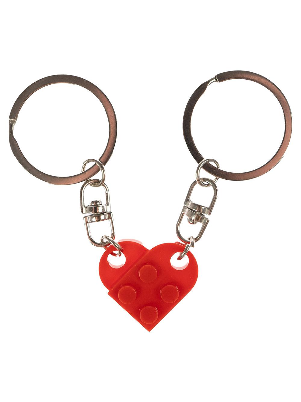 Breloki - serce z klocków