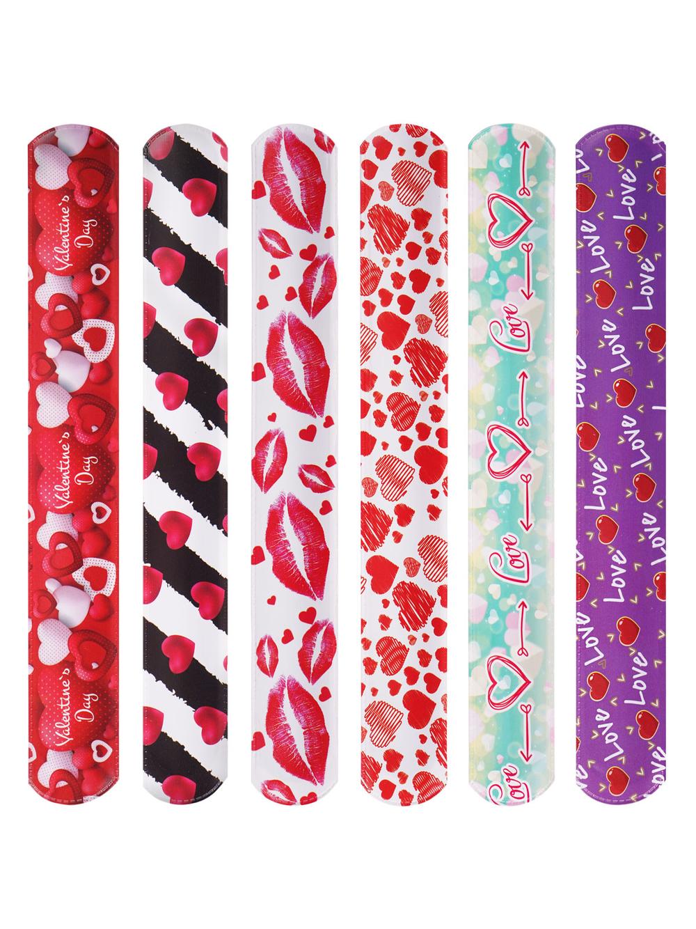 Opaska samozaciskowa z motywem walentynkowym
