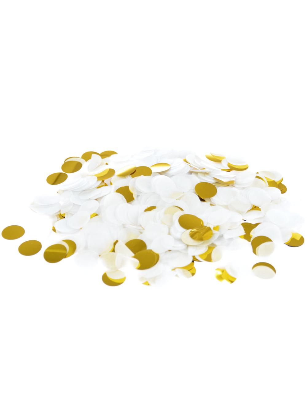 Konfetti - Celebrate! złoto-białe