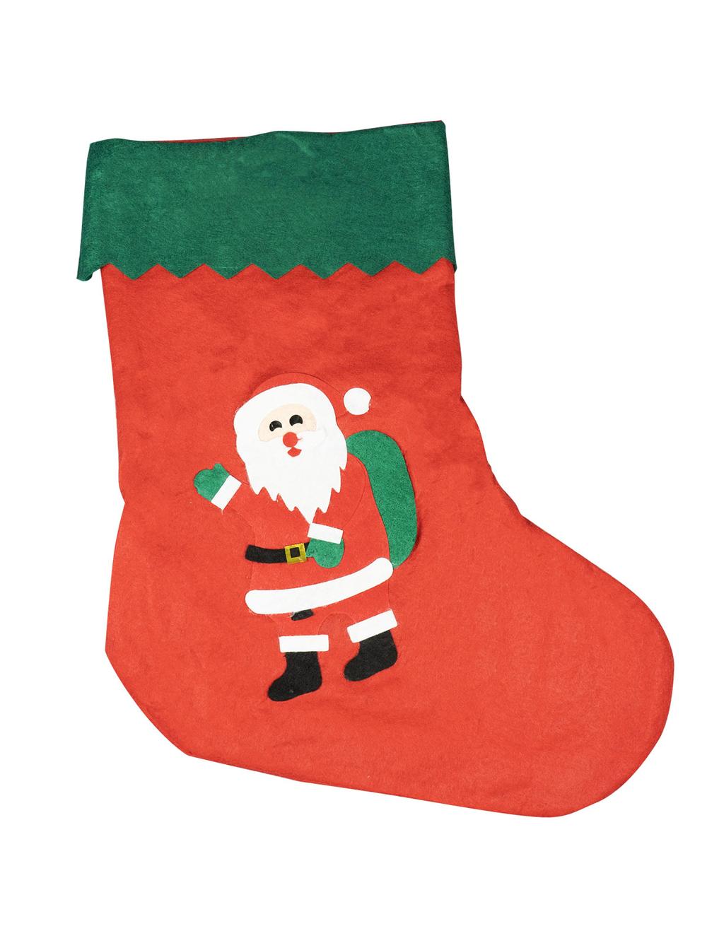 Skarpeta świąteczna duża - mix wzorów