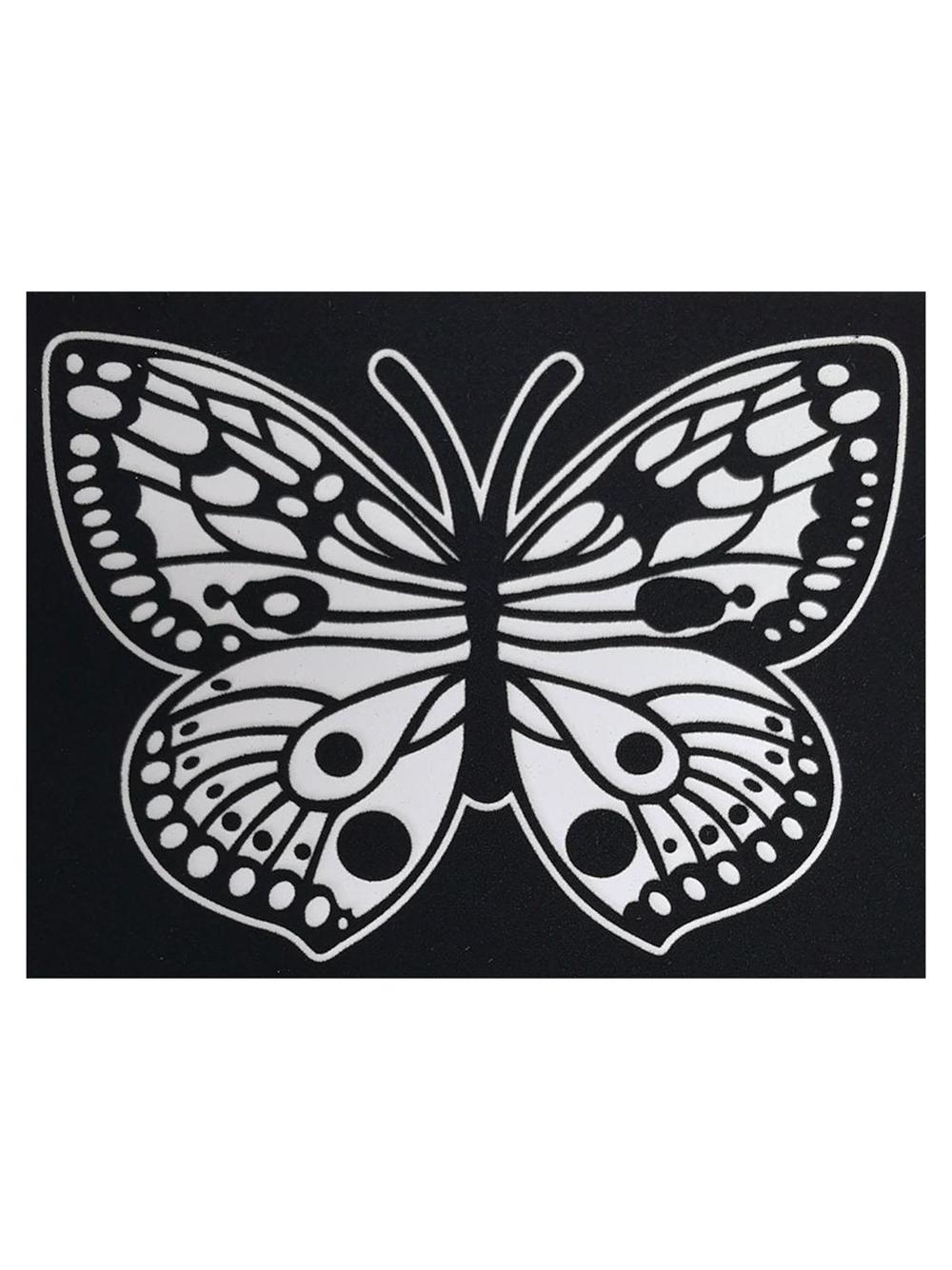 Aksamitna kolorowanka - motyl