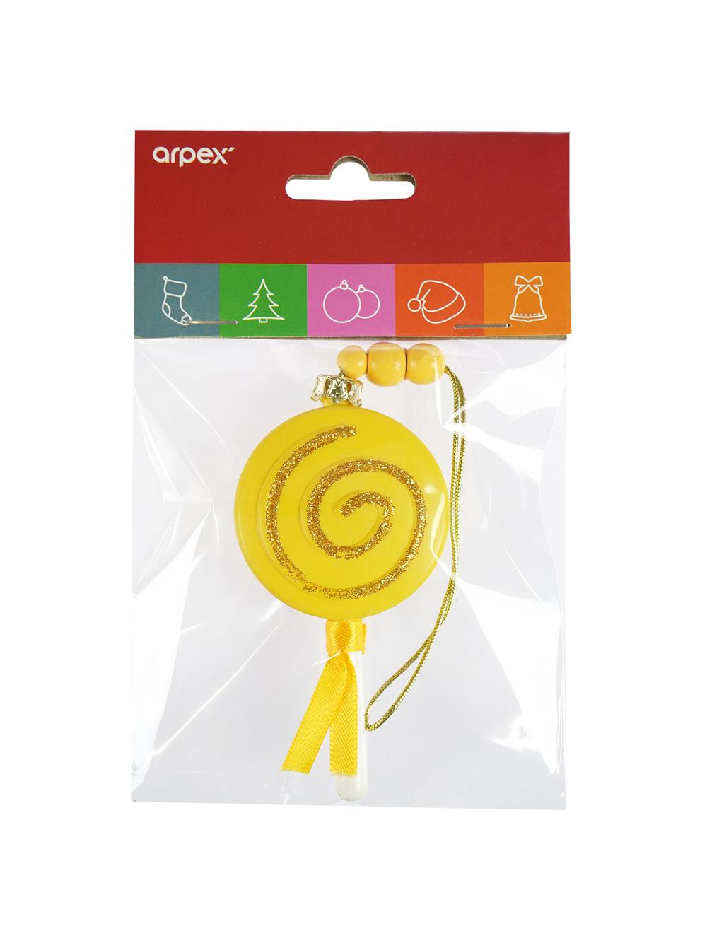 Zakręcony lizak żółty