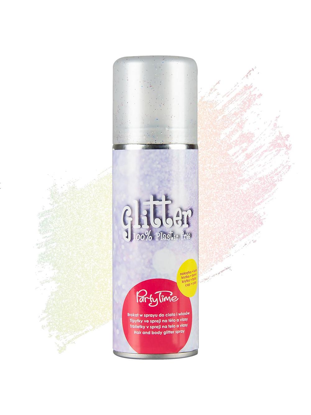 Brokat w sprayu do ciała i włosów (100% plastic free) holograficzny