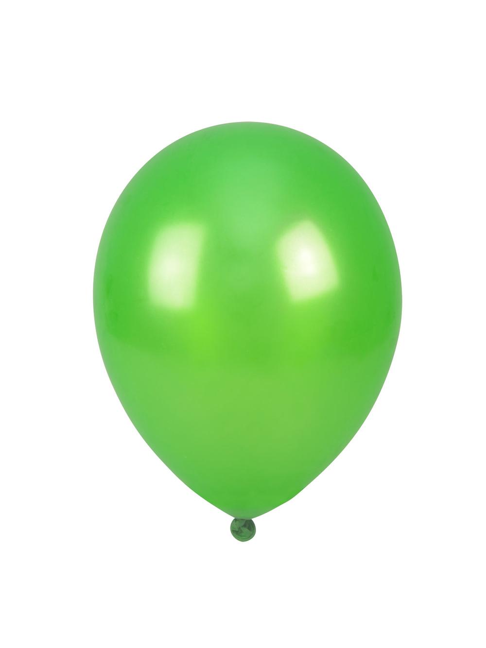 Balony metalizowane 10'' ciemnozielone nr 080  (100  szt.)