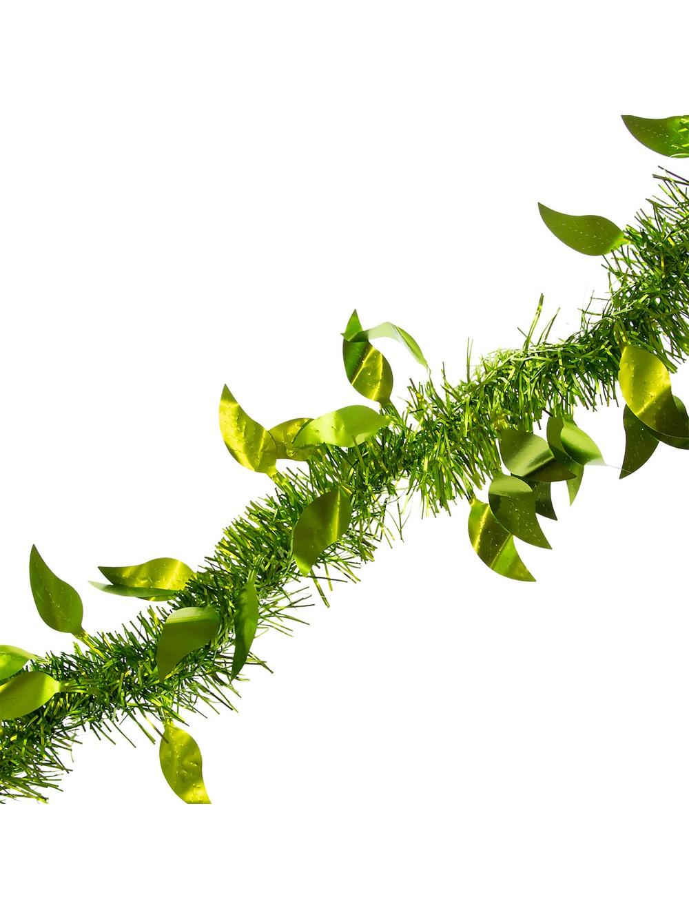 Łańcuch dekoracyjny matowy - listki miętowy