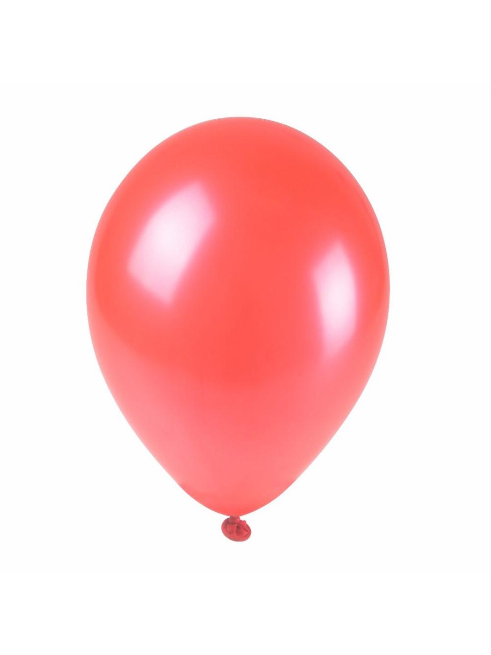 Balony metalizowane 10'' czerwone (100 szt.)
