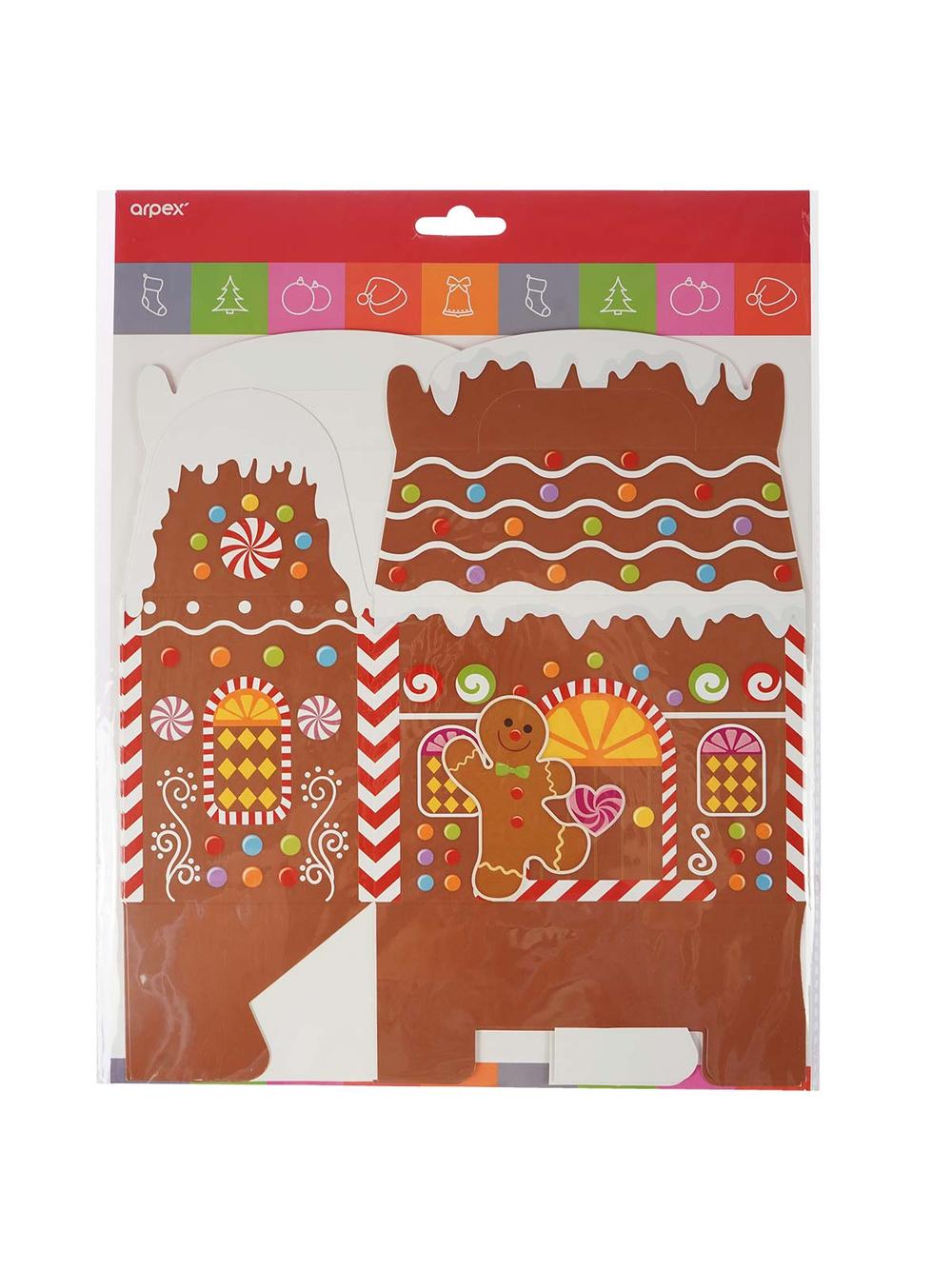 Papierowe domki - pudełko na upominki (2 szt.)