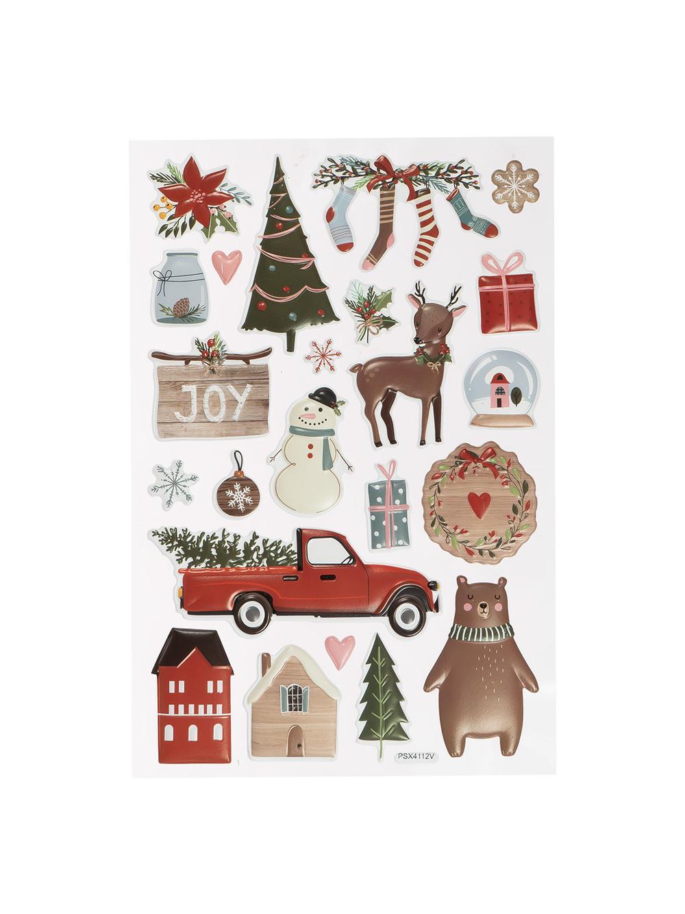 Naklejki - świąteczne wzory 3D