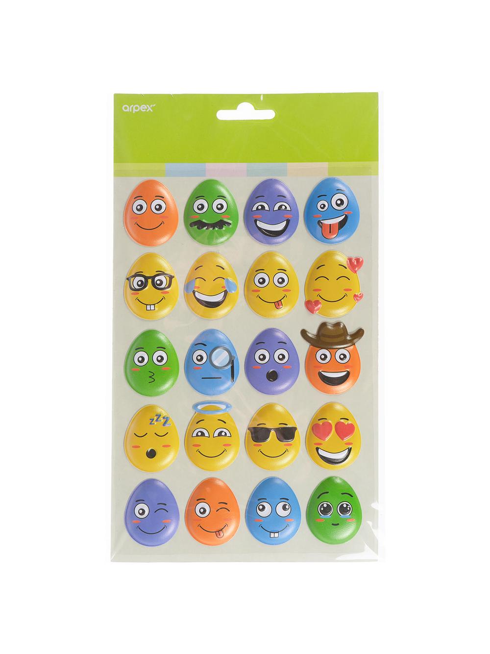 Naklejki pisanki buźki