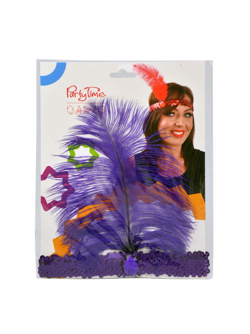 Opaska charleston fioletowa