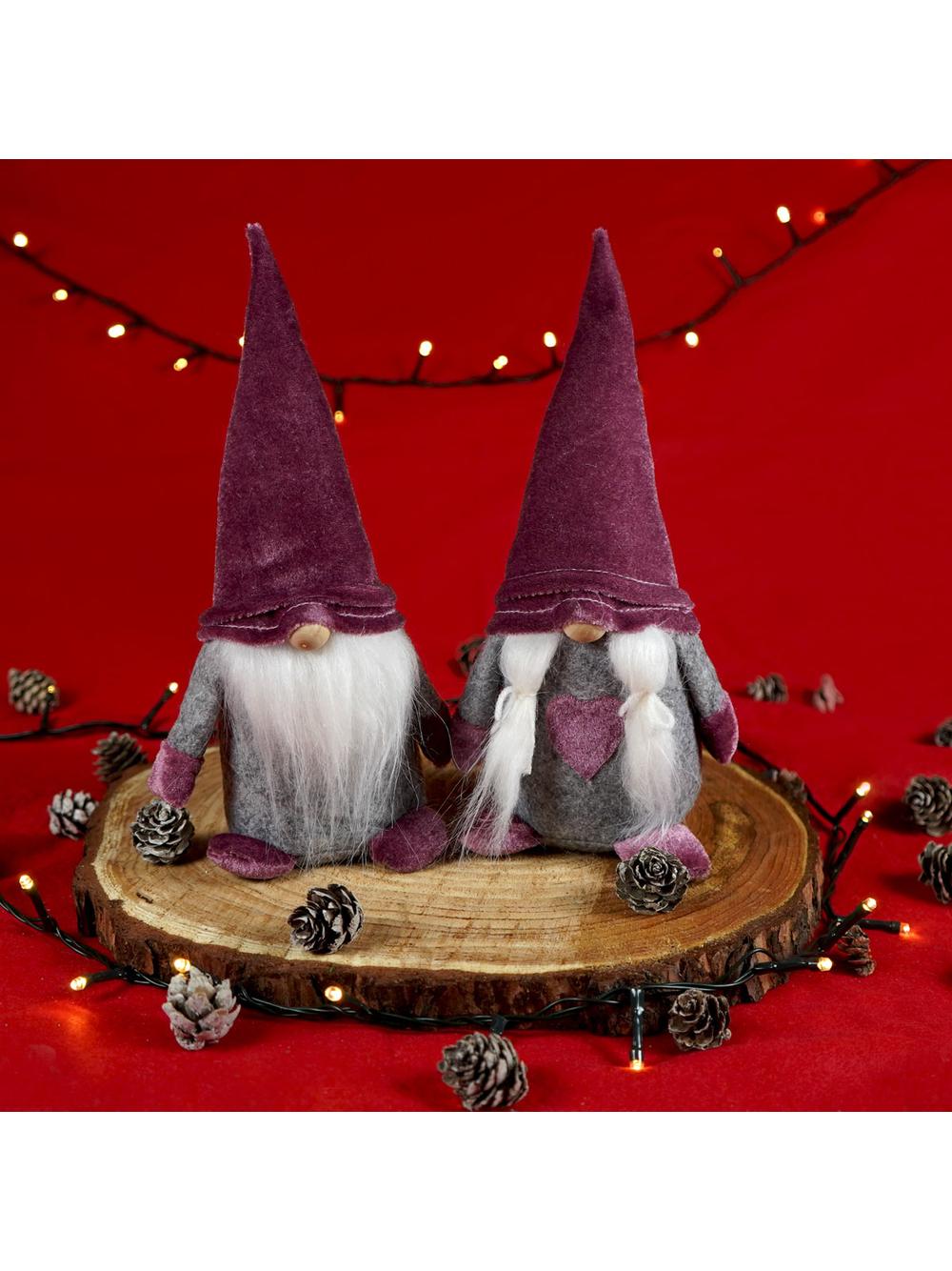 Skrzat z welurową czapką - różowy