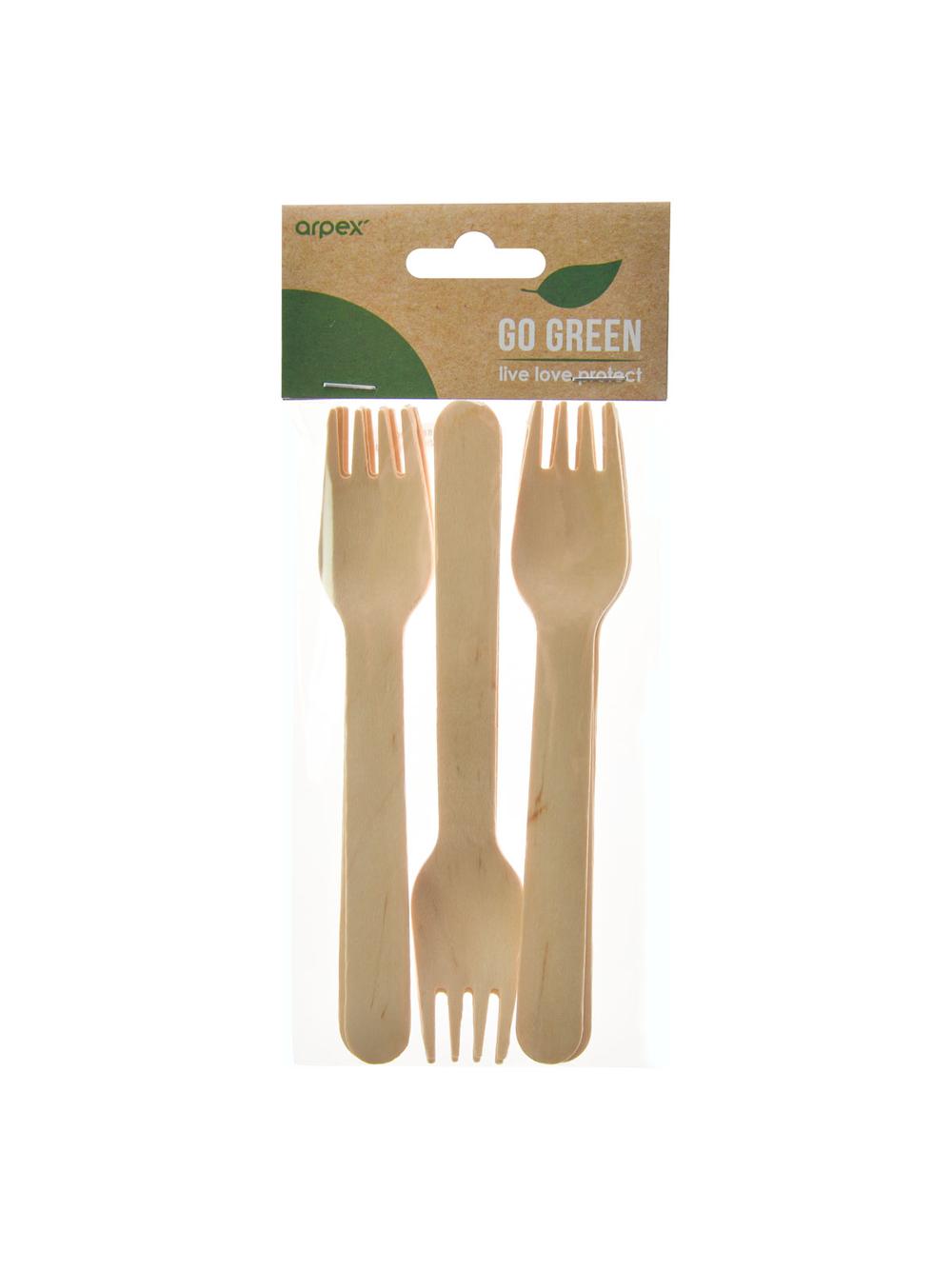 Widelce drewniane (8 szt.) - FSC 100%