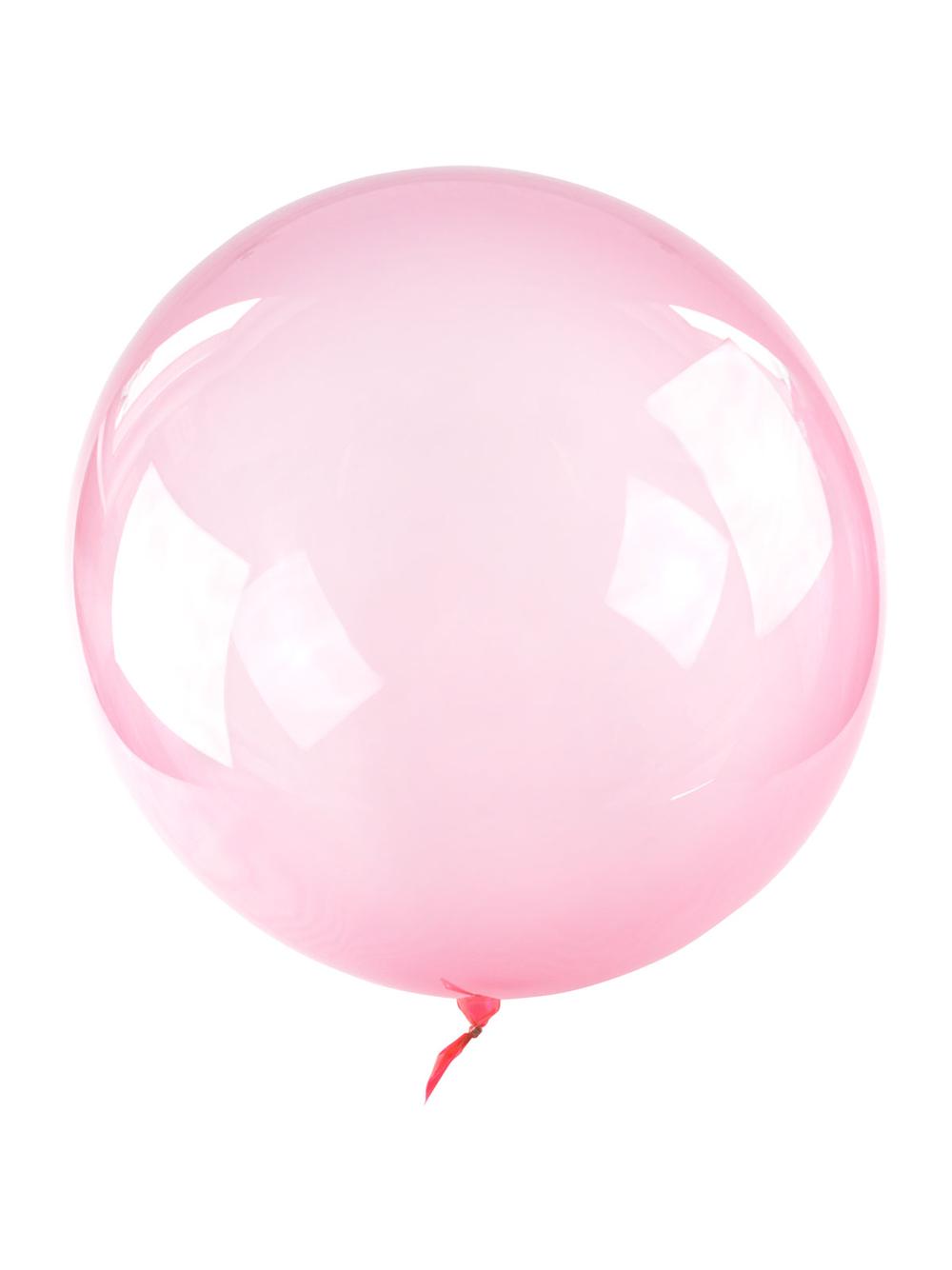 Balon Bubble różowy