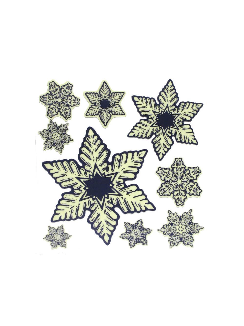 Śnieżynki świecące w ciemności