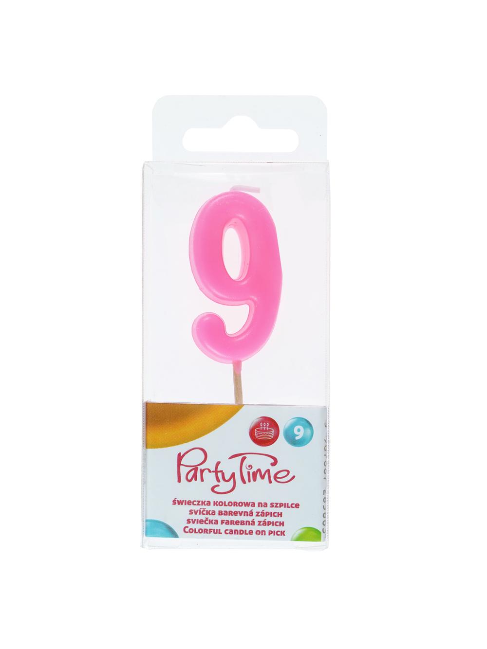 Świeczka kolorowa na szpilce nr 9