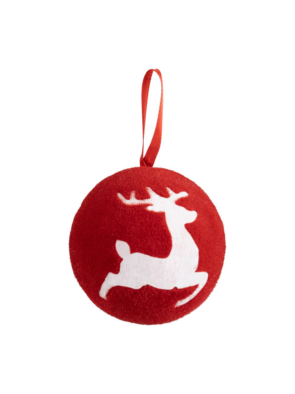 Zestaw bombek welurowych (4 szt.)