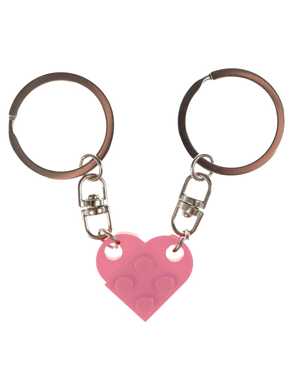 Breloki - serce z klocków