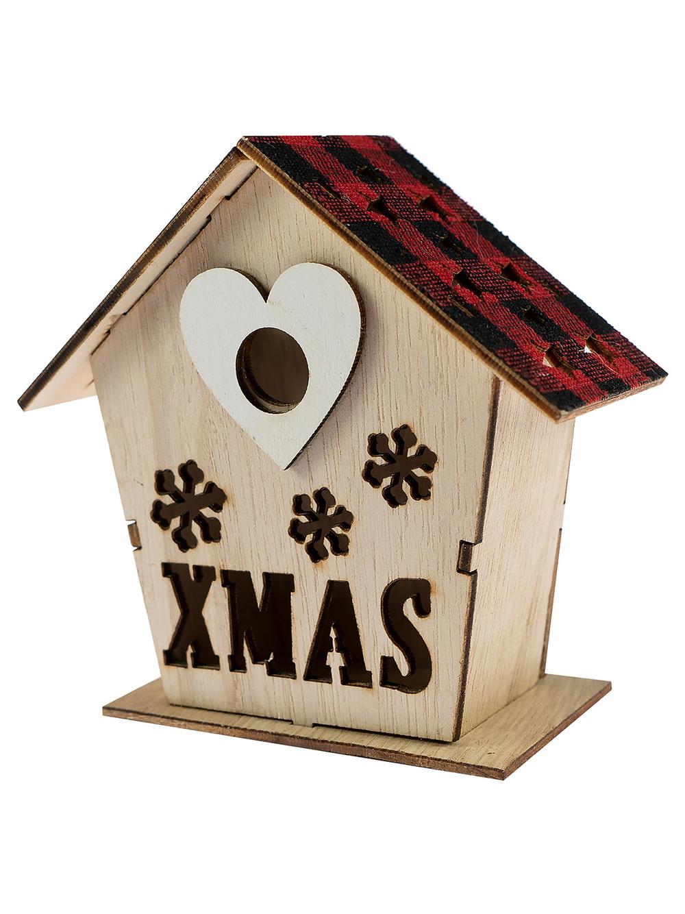 Drewniana zawieszka - domek